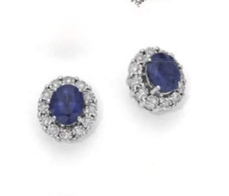 Orecchini Oro Gioia in Oro Zaffiro 0.90 Ct OOZ12417.008 - OOZ12417.008